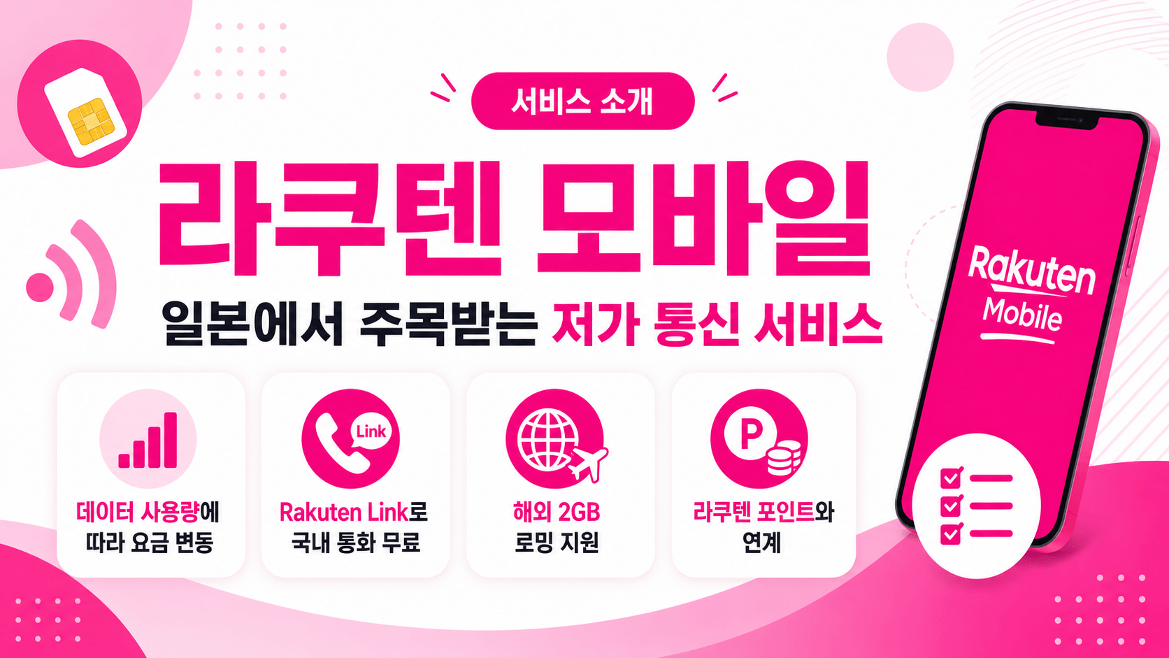 라쿠텐 모바일은 괜찮을까? 요금제와 장단점 총정리
